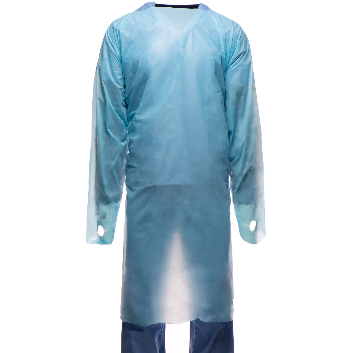 Gown, Impervious Fluid Isoltncpe Blu Unisex (15/Bx 5Bx/Cs), 75/Cs