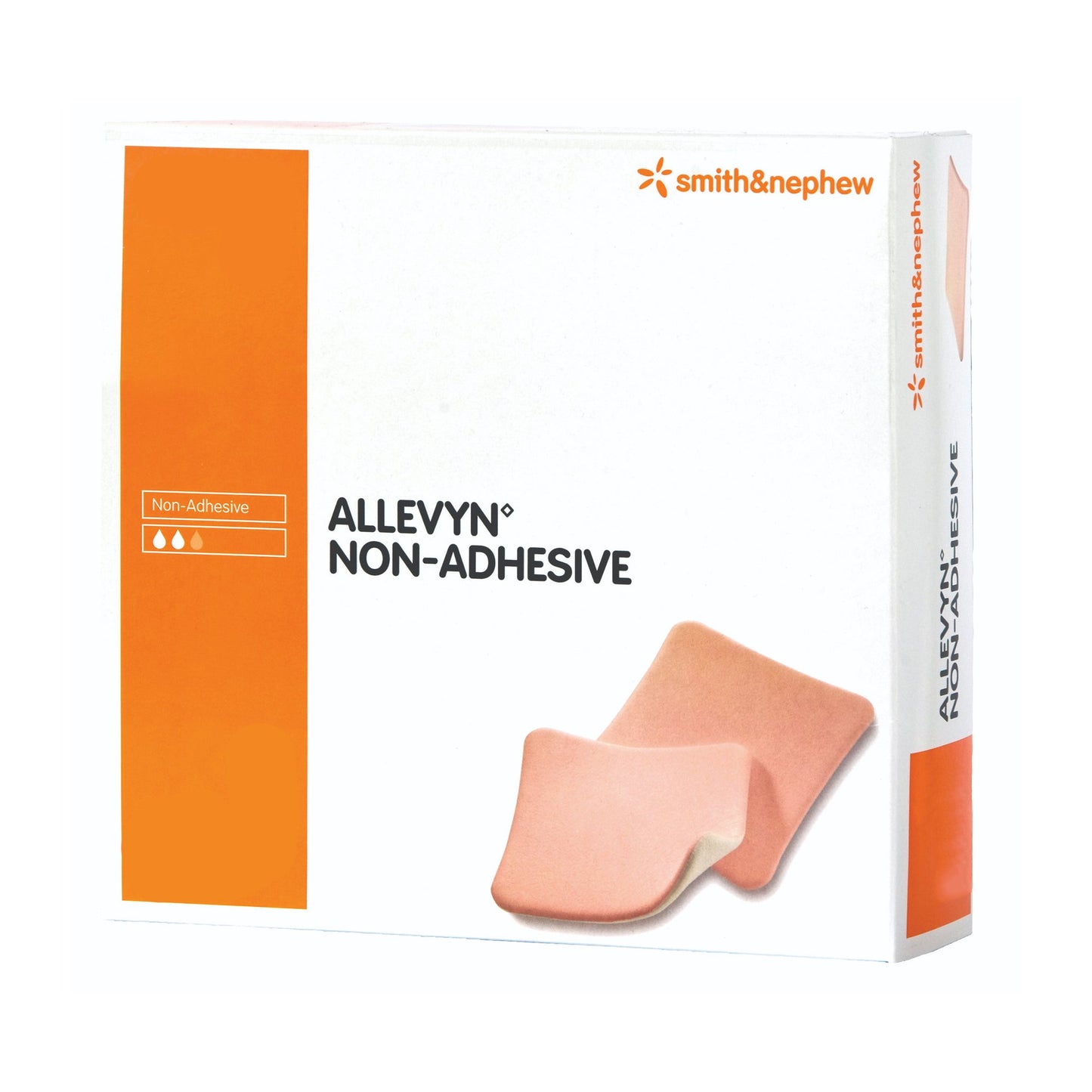 Allevyn Non-Adhesive without Border Foam Dressing, 6 x 6 Inch 10/BOX -66000093