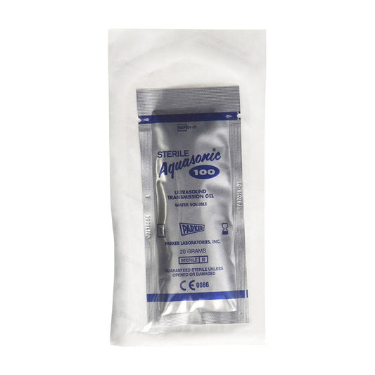 Aquasonic® 100 Ultrasound Gel, 20-Gram Packet, 48/Bx