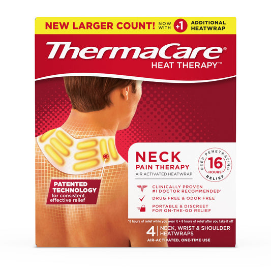 Thermacare® Neck Pain Therapy Heatwraps, Also For Wrists And Shoulders, 48/Cs