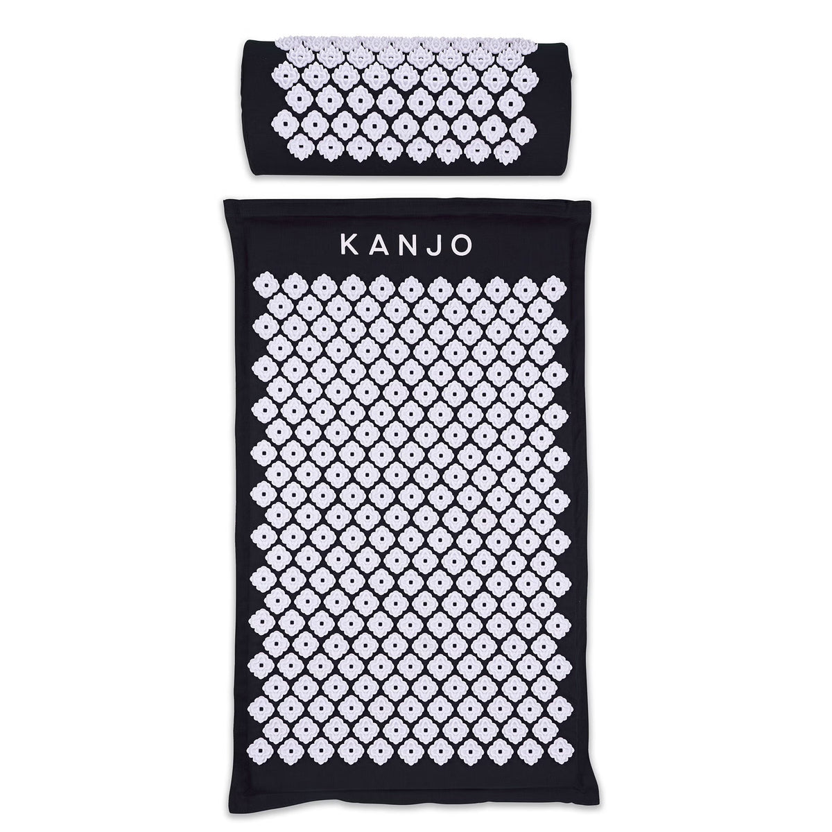 Kanjo Memory Foam Acupressure Mat Set, Black, 8/Cs