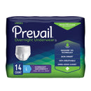 PREVAIL® OVERNIGHT ABSORBENT UNDERWEAR, LARGE, SOLD AS 14/PACK FIRST PVX-513