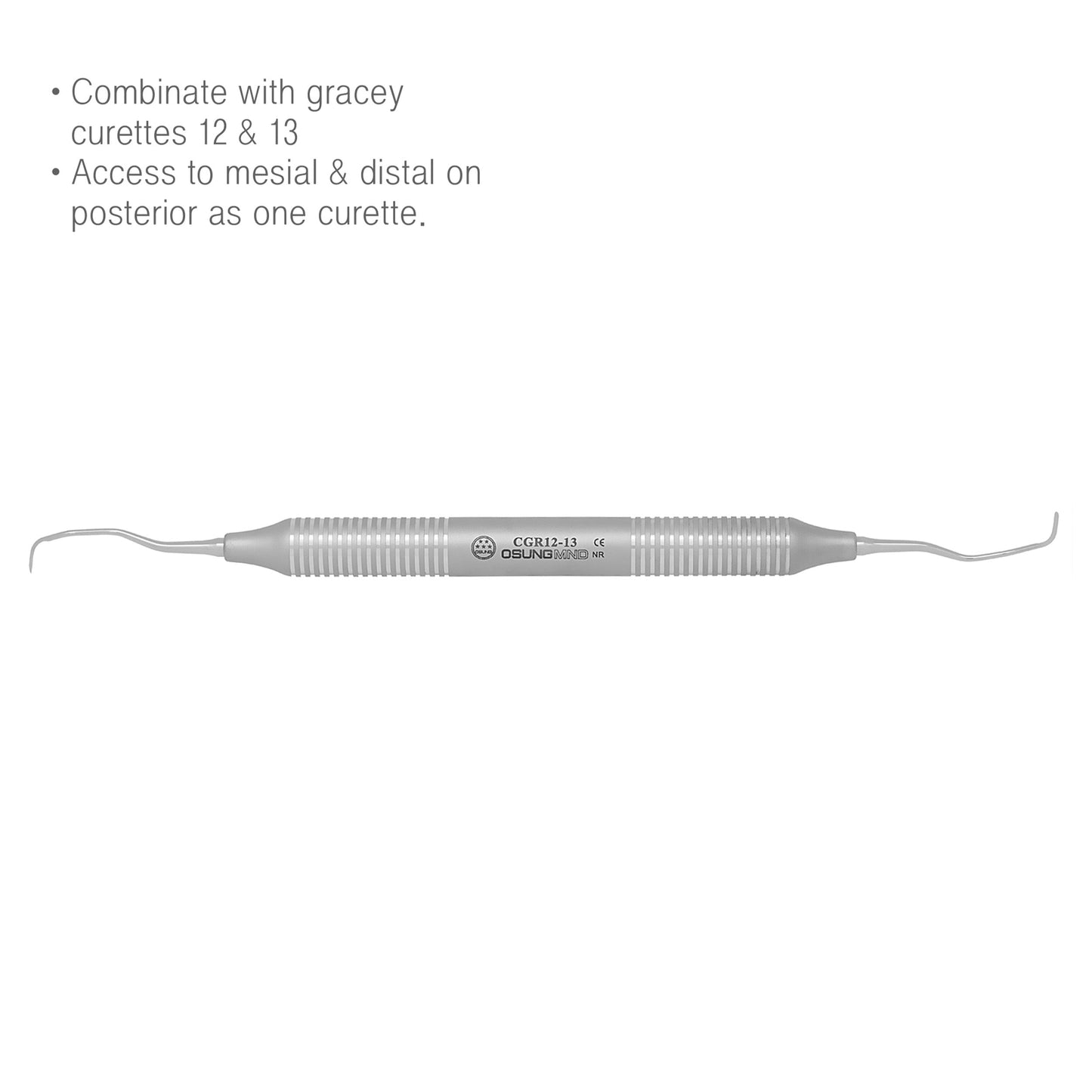 Osung 12/13 Dental mesial, distal Gracey Curette Standard Premium -CGR12-13 - Osung USA