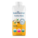 KATE FARMS® NUTRITION SHAKE, VANILLA, 11-OUNCE CARTON, SOLD AS 12/CASE KATE 811112030591