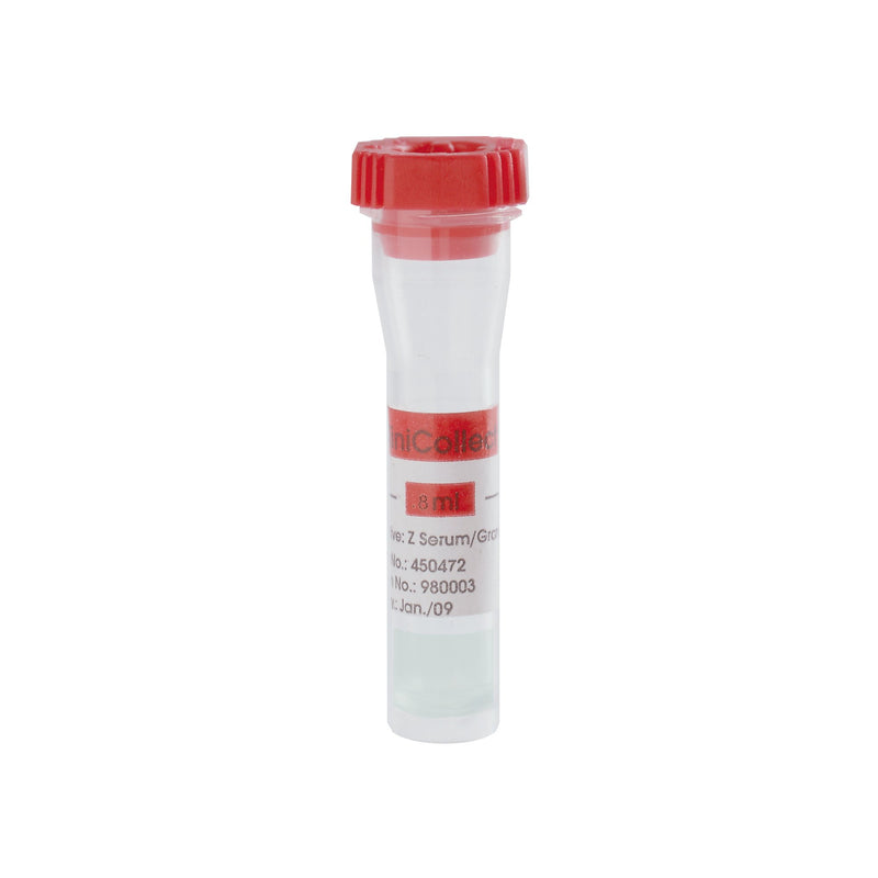MINICOLLECT® CAPILLARY BLOOD COLLECTION TUBE, 800 µL, 11 X 40 MM, SOLD AS 100/BOX GREINER 450472