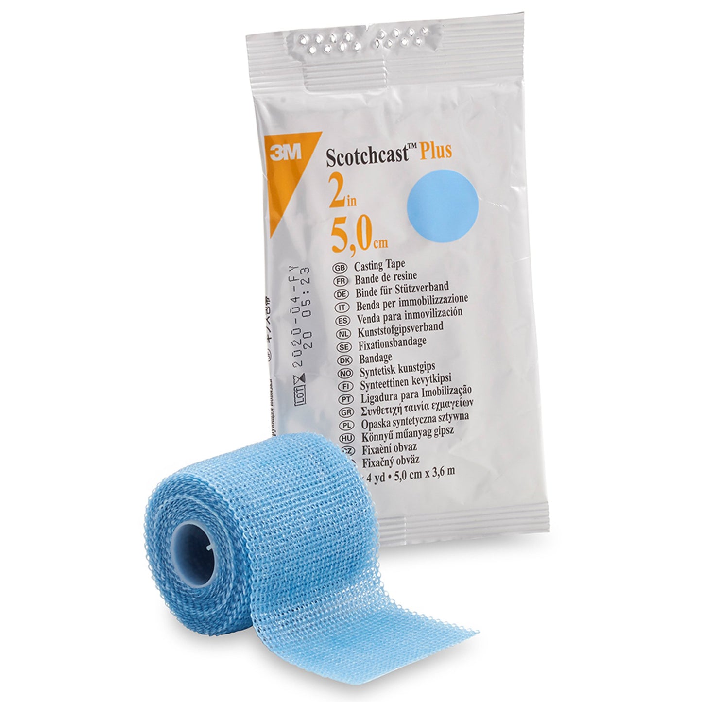 3M™ Scotchcast™ Plus Light Blue Cast Tape, 2 Inch x 4 Yard 1/EACH -82002L