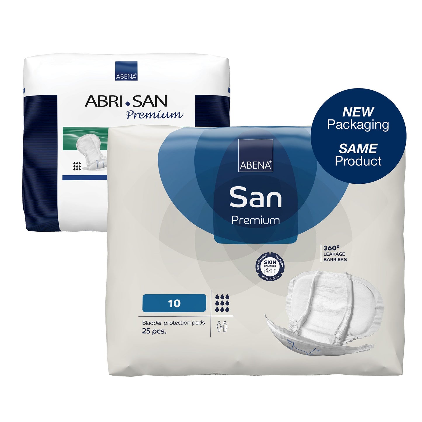 Abena San Premium Bladder Protection Pads, Size 10 25/PACK -1000021312