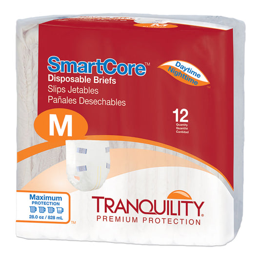 Tranquility Smartcore™ Maximum Protection Incontinence Brief, Medium, 96/Cs