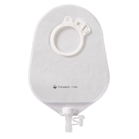 Assura® Colokids™ Transparent Urostomy Pouch, Green Match, 10/Bx
