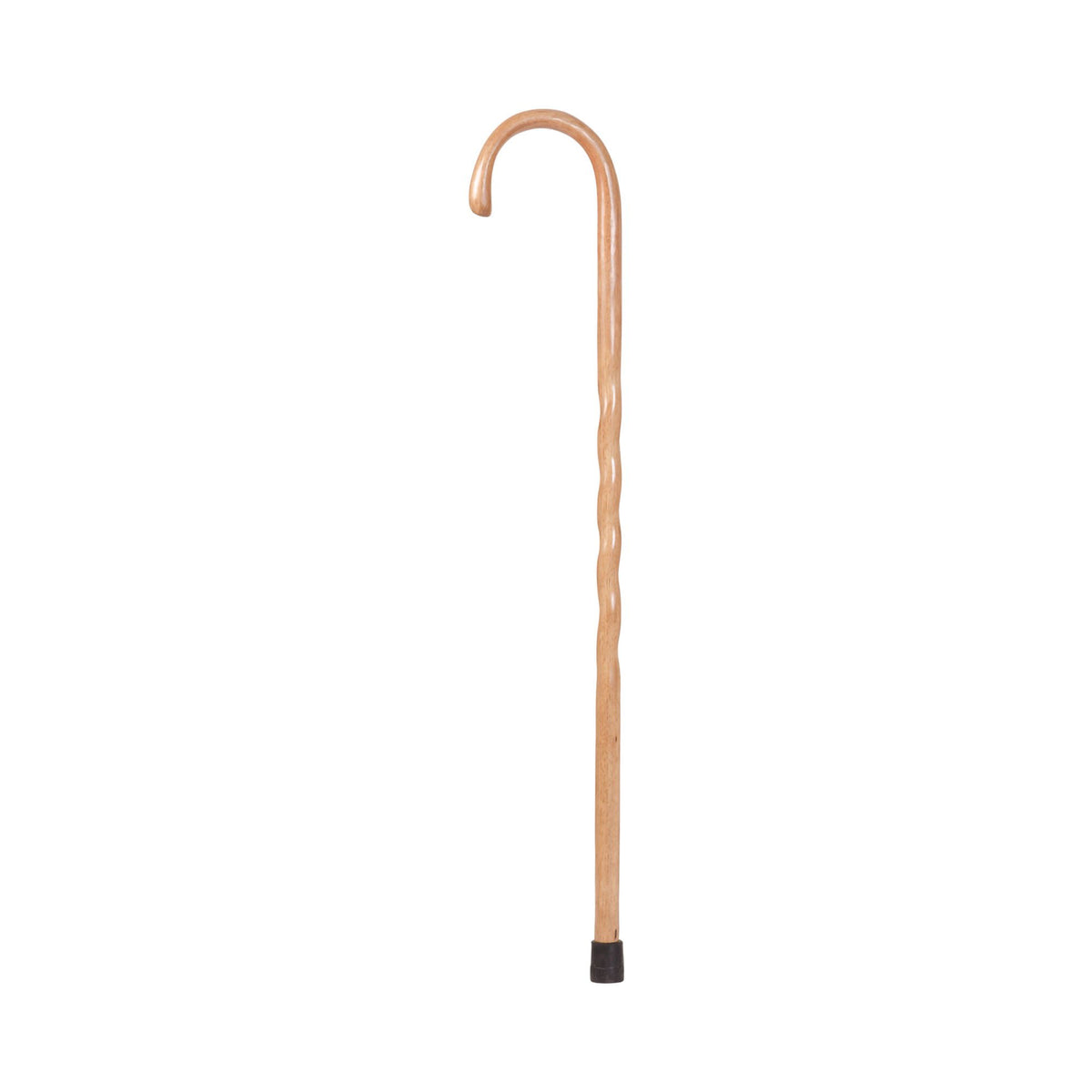 Brazos™ Twisted Tan Oak Crookneck Cane, 37-Inch Height, 1/Ea