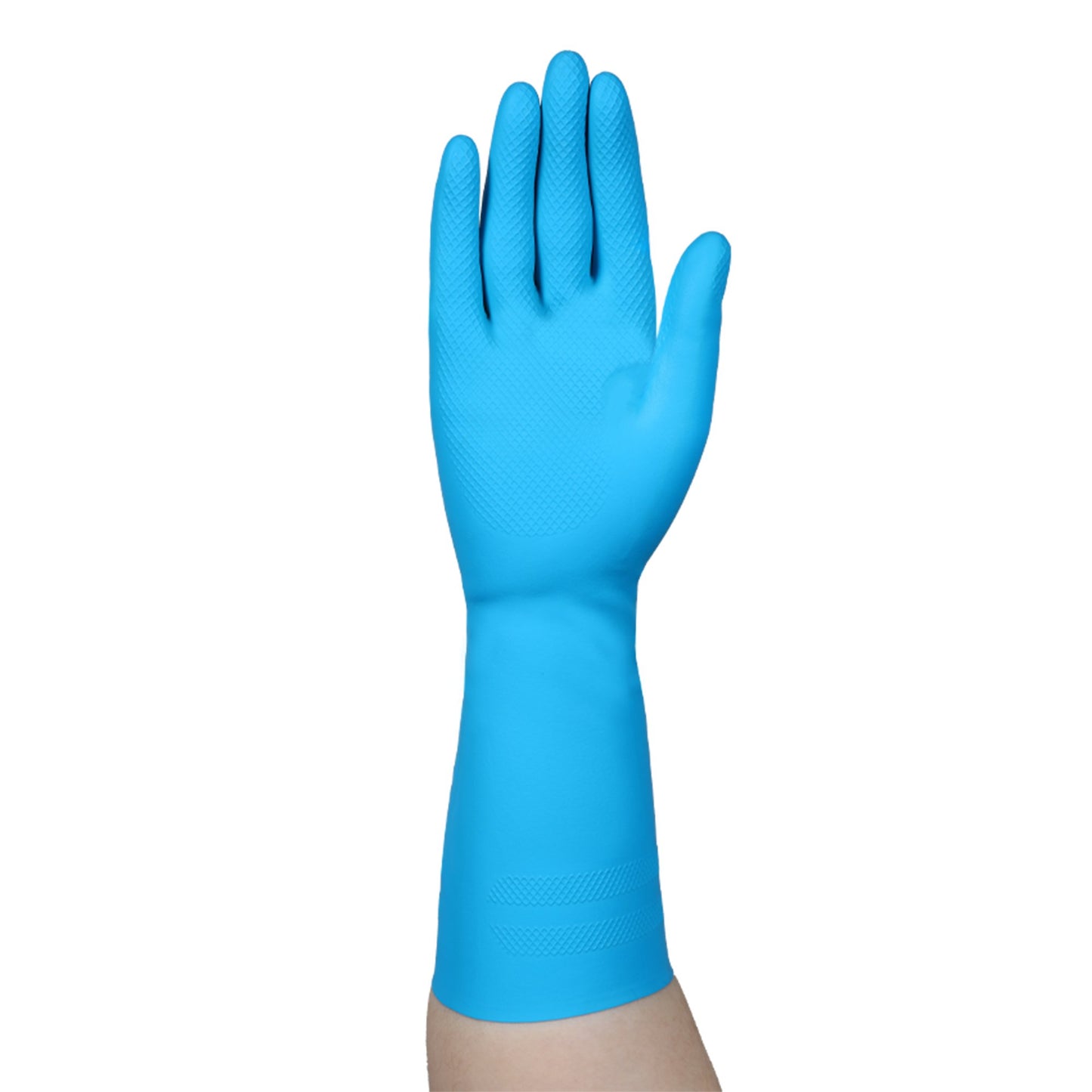 Ansell Latex/Nitrile Utility Glove, Small, Blue 12/DOZEN -5789015