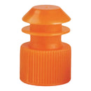 McKesson Flanged Plug Cap, Orange, Polyethylene for Use with 13 mm Tubes, 20000/CS
