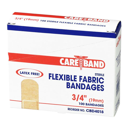 Careband™ Tan Fabric Adhesive Strip, 3/4 X 3 Inch, 1200/Cs