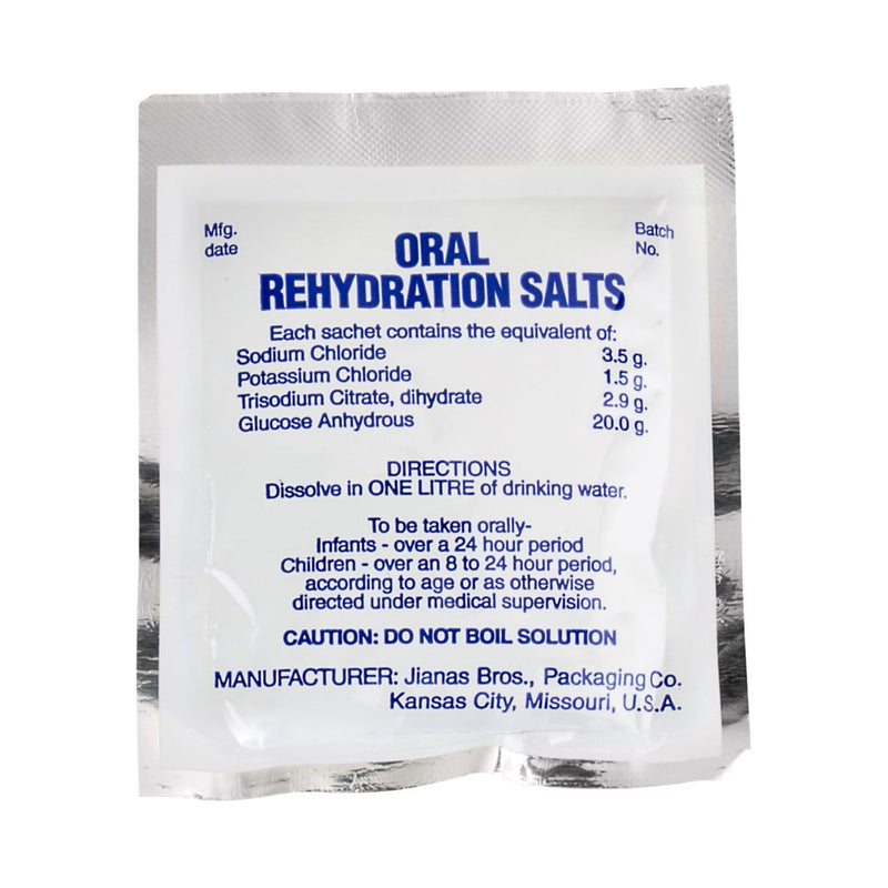 JIANAS BROTHERS ORAL REHYDRATION SALTS, SOLD AS 125/BOX JIANAS 8809