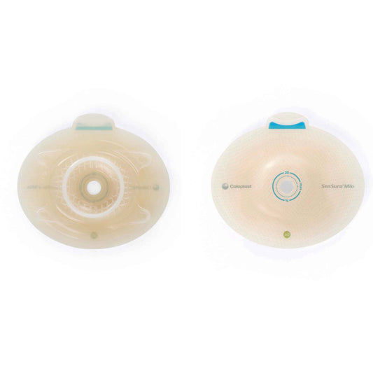 SenSura® Mio Click Convex Light Ostomy Barrier, Trim to fit 10 – 20 mm Stomas, 5/BX