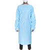 McKesson Open Back Over-the-Head Protective Procedure Gown, Universal, Blue, 75/CS