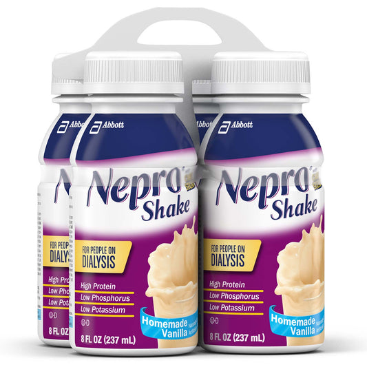 Nepro® with Carbsteady® Vanilla Shake for People on Dialysis, 8-ounce bottle, 1/PK