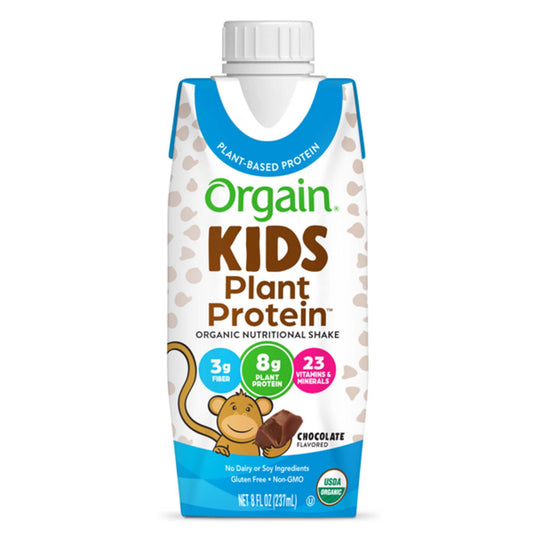 Shake, Nutrtn Organic Orgain Kid Plnt Protn Cho 237Ml (12/Cs, 12/Cs