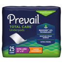 PREVAIL® TOTAL CARE™ HEAVY ABSORBENCY UNDERPAD, 30X 36 INCH, SOLD AS 100/CASE FIRST UP-100/1