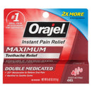 ORAJEL™ 3X MEDICATED FOR TOOTHACHE & GUM GEL EXTRA STRENGTH, SOLD AS 1/EACH DENNISON 10310028313