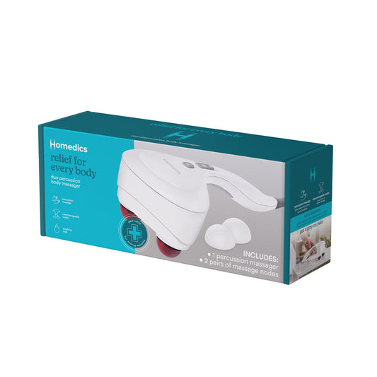 Homedics® Duo Percussion Body Massager with Heat, 1/EA