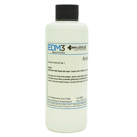 Edm 3 Acetone, 4-Ounce Bottle, 1/Ea