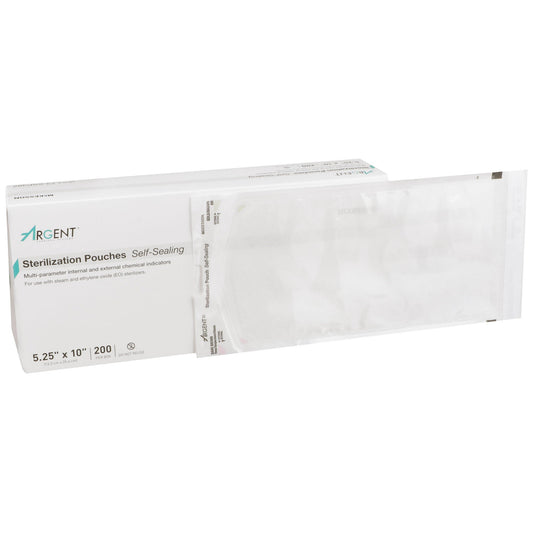 McKesson Argent® Sure-Check® Sterilization Pouch, 5-1/4 x 10 Inch, 2000/CS