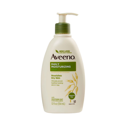 Aveeno® Daily Moisturizing Body Lotion, 12 oz. Bottle, 12/CS