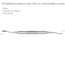 Osung Dental Bone File Straight cut Blades -BF22 - Osung USA