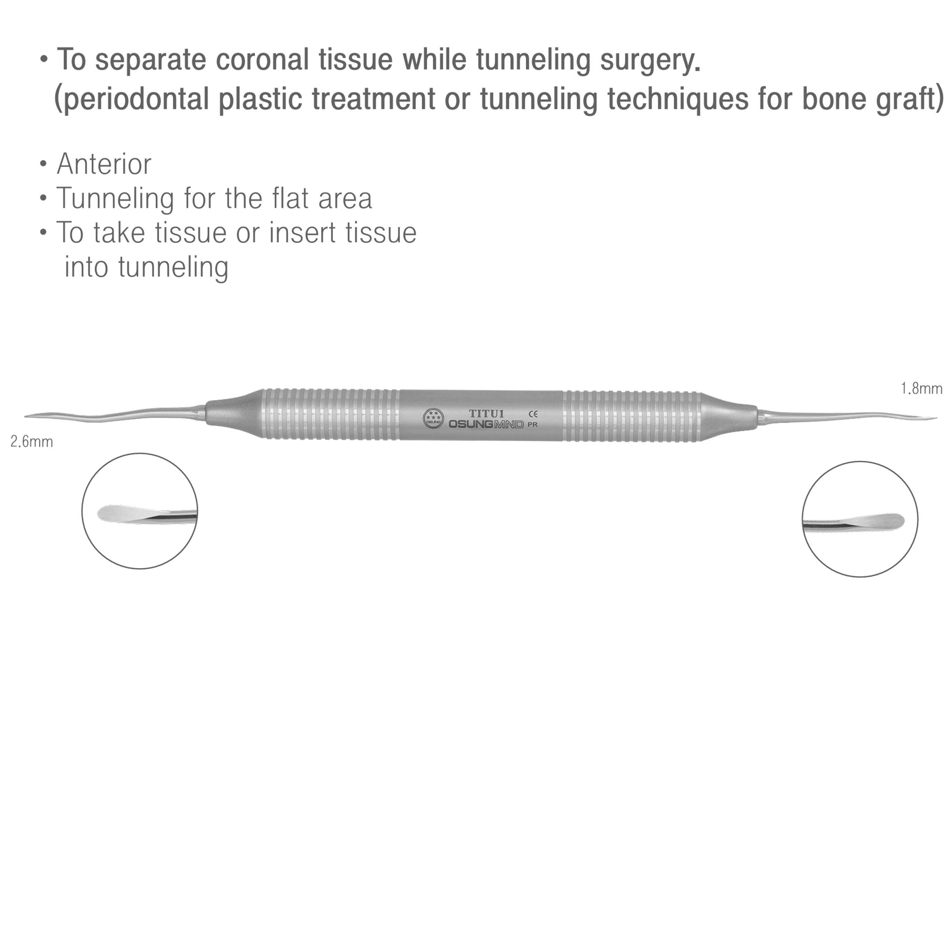 Osung #1 Tunneling Instrument Anterior -TITU1 - Osung USA