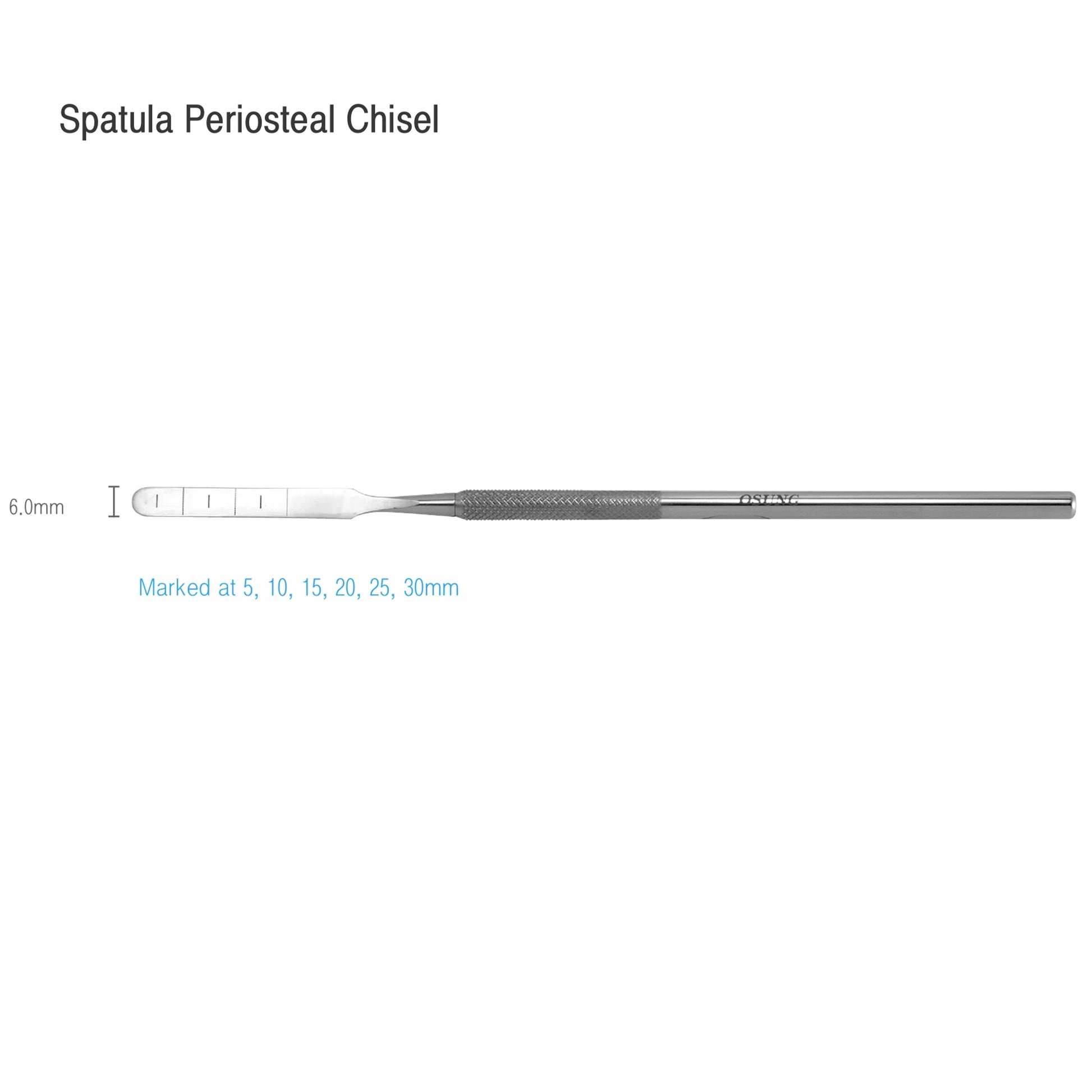 Osung #6 Dental Spatula Periosteal Chisel Premium -MXSP6 - Osung USA