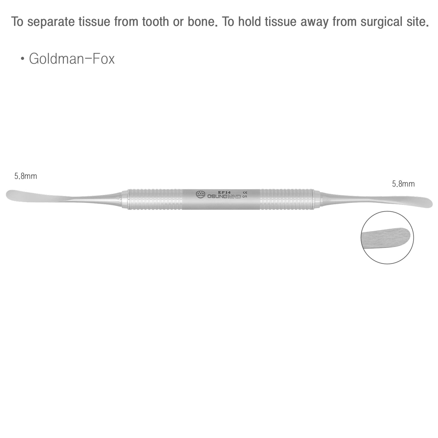 Osung #14 Goldman-Fox Periosteal Elevator Premium -EP14 - Osung USA