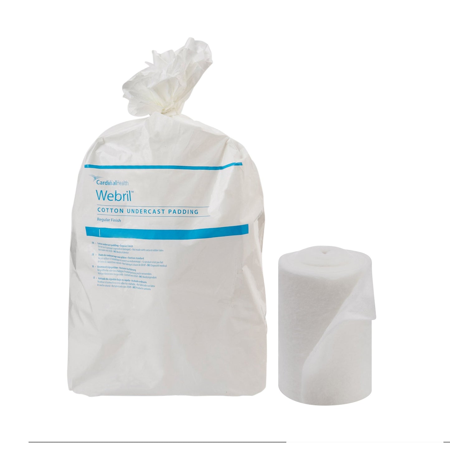 Webril Undercast Cotton Cast Padding, Nonsterile, 6 Inch x 4 Yard 1/ROLL -3489