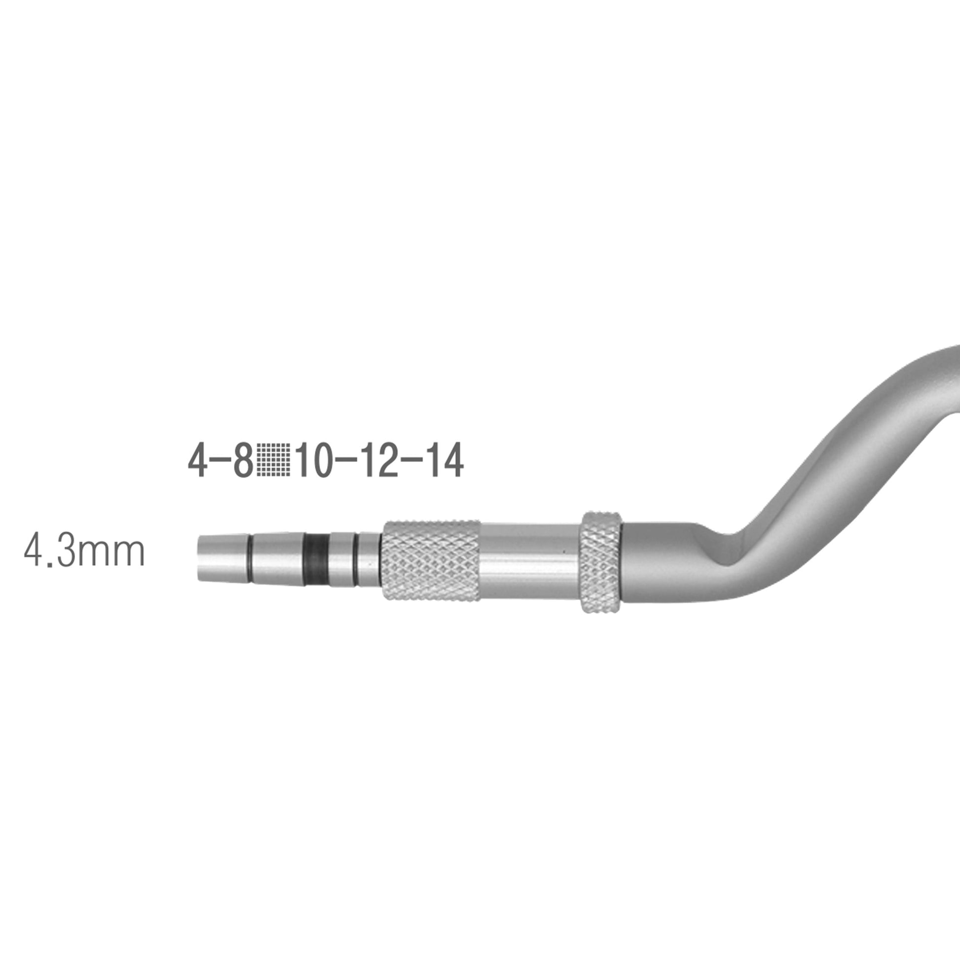 Osung 4.3mm Concave Osteotome -BOCV43F - Osung USA