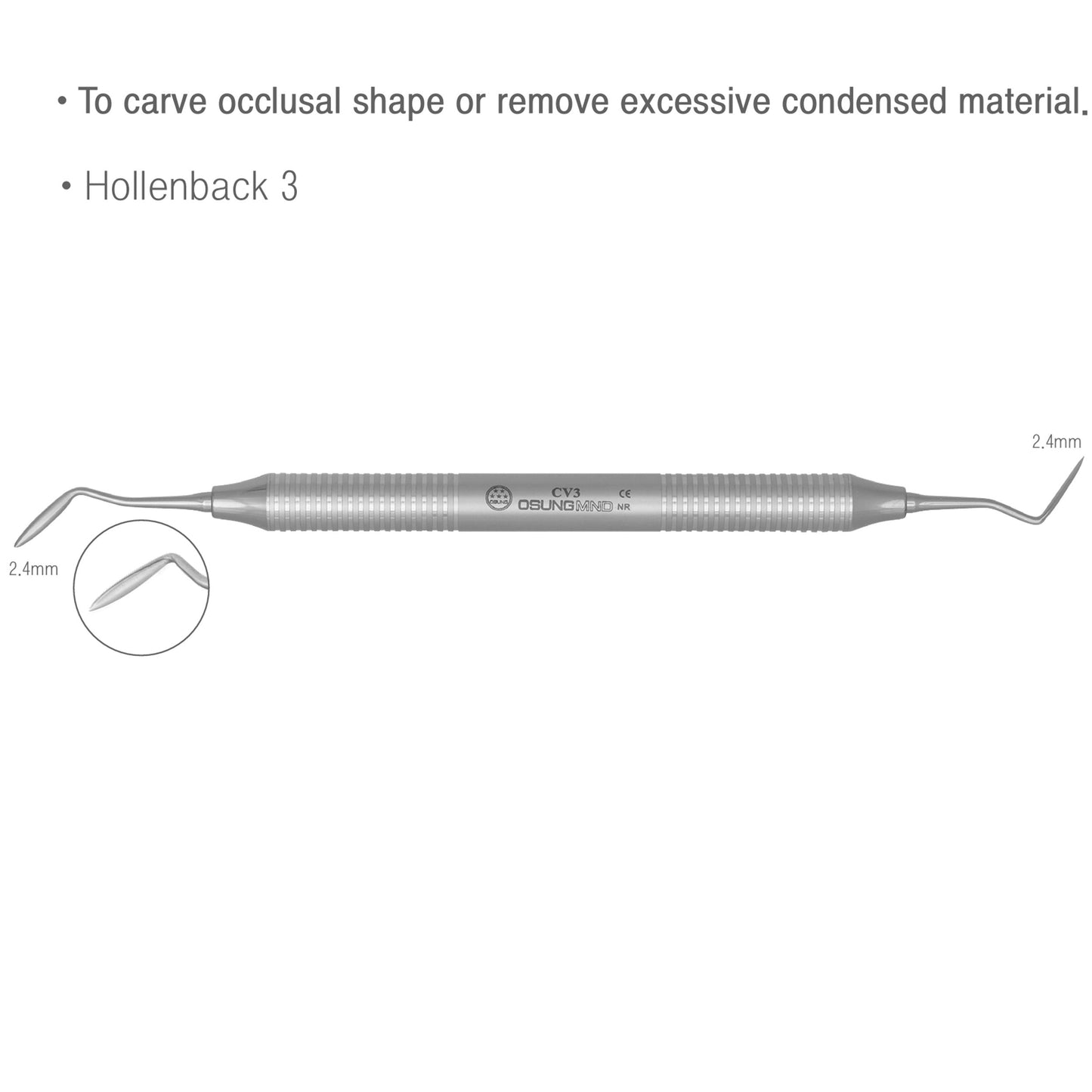 Osung #3 Dental Hollenback Carver Premium -CV3 - Osung USA