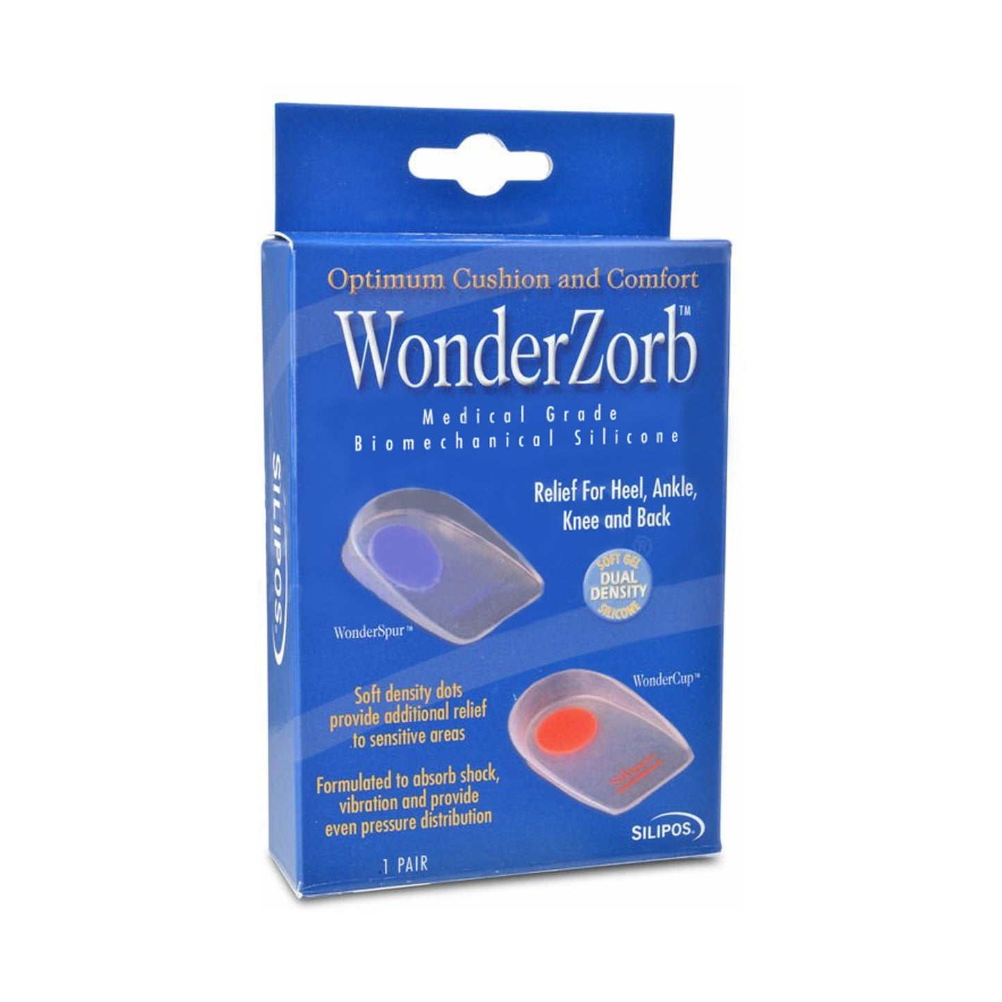 WonderZorb WonderSpur Heel Cup, Large 1/PAIR -4502