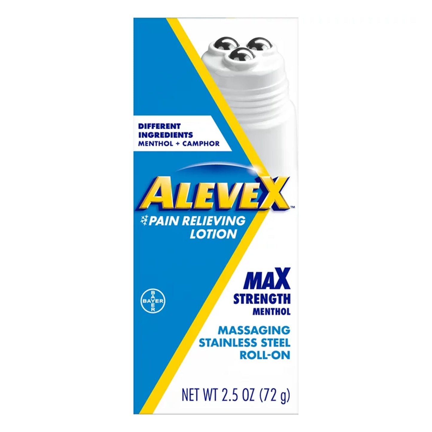 Aleve X Pain Relieving Lotion Max Strength Menthol, 2½-ounce roll-on bottle 1/EACH -00280005001