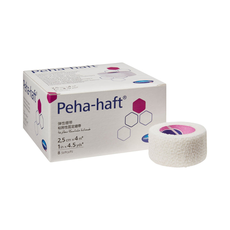 Peha-haft® Self-adherent Closure Absorbent Cohesive Bandage, 1 Inch x 4-1/2 Yard