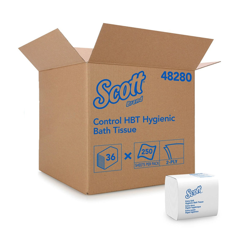 Scott Control Hygienic High-Capacity Toilet Tissue 36/CASE -48280 - BriteSources