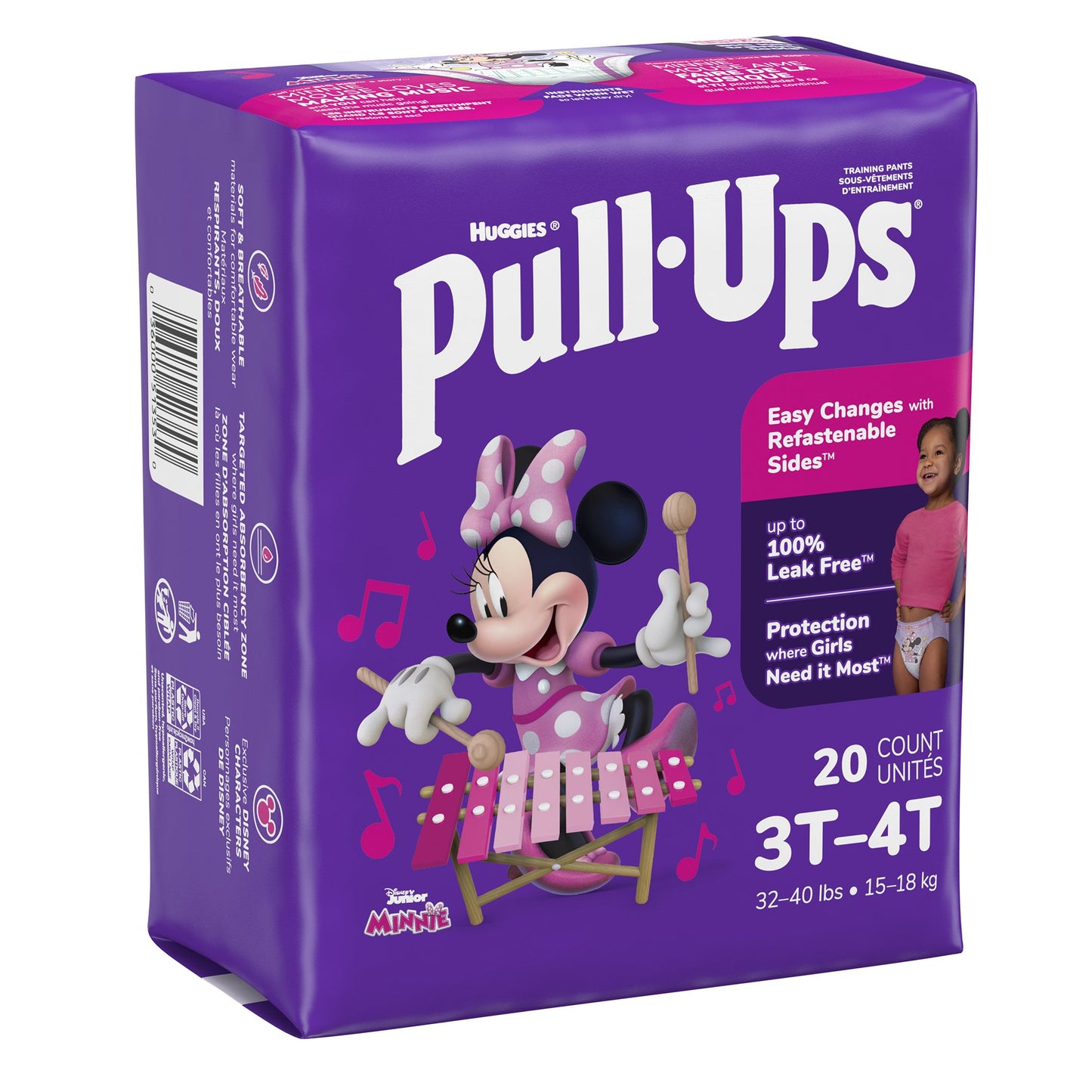 Huggies Pull-Ups Learning Designs for Girls Training Pants, 3T to 4T