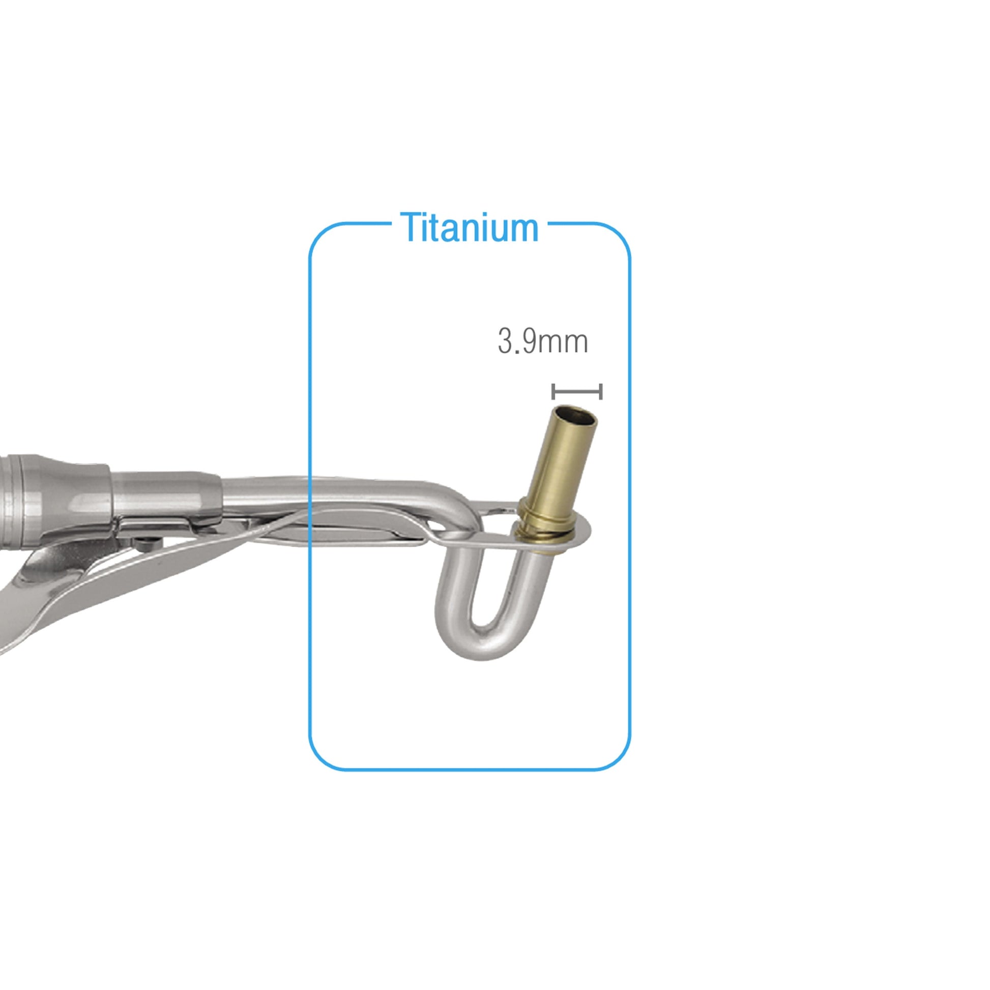 Osung Titanium Bone Graft Carrier 3.5/3.9 mm Dia -BSC3539 - Osung USA