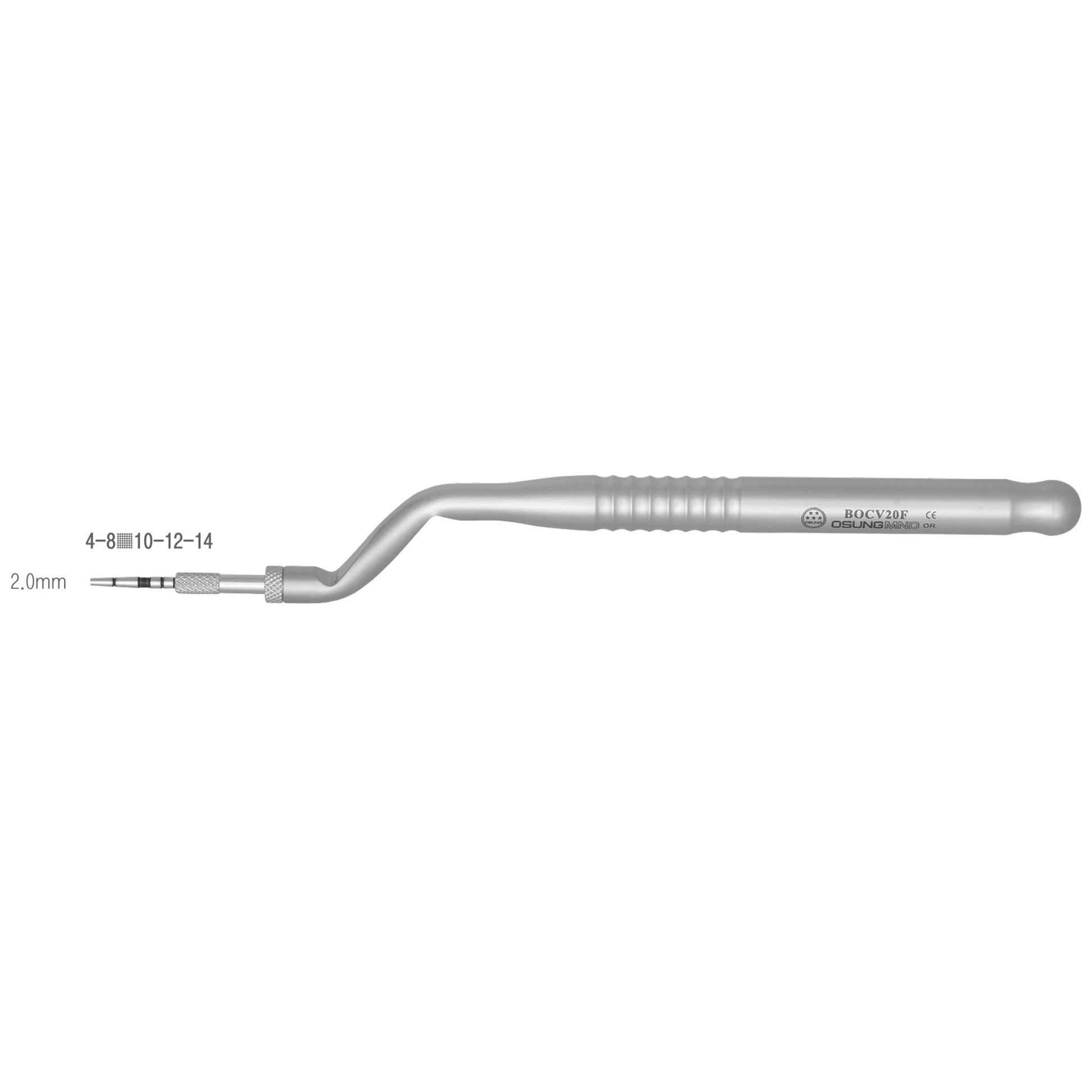 Osung 2.0mm Concave Osteotome w-BOCV20F - Osung USA