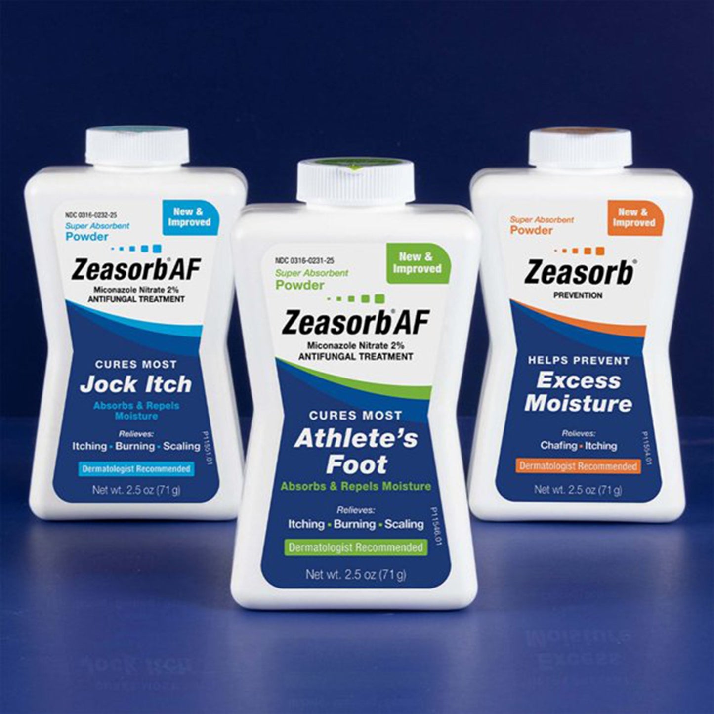 Zeasorb Prevention Powder Talc Antifungal, 2.5 oz. Shaker Bottle 1/EACH -30316023325