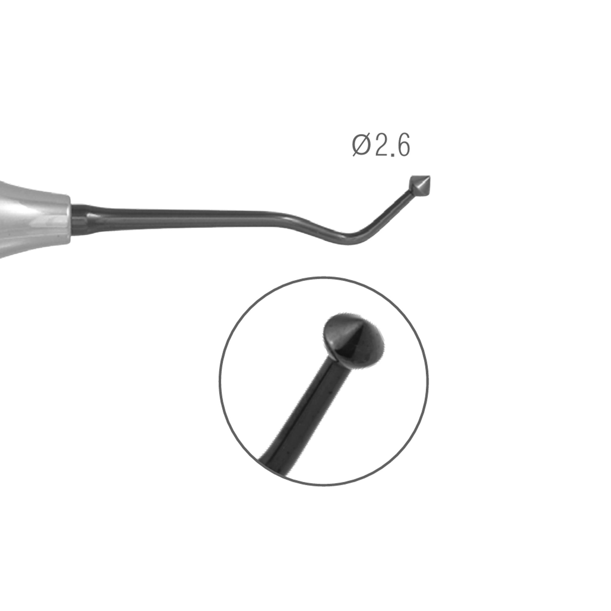 Osung #13 Corn Type Titanium Dental Composite Instrument -CSCOM13 - Osung USA