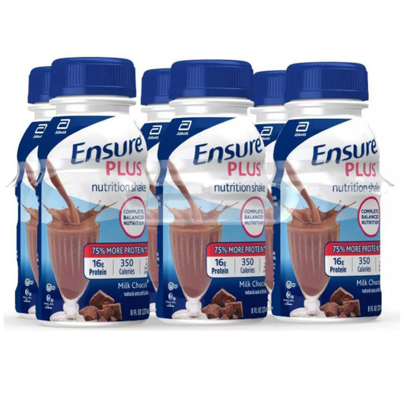 Ensure® Plus Therapeutic Nutrition, Chocolate, 8-ounce bottle