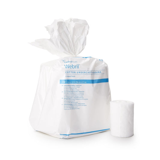 Webril Undercast Cotton Cast Padding, Nonsterile, 6 Inch x 4 Yard 36/CASE -3489