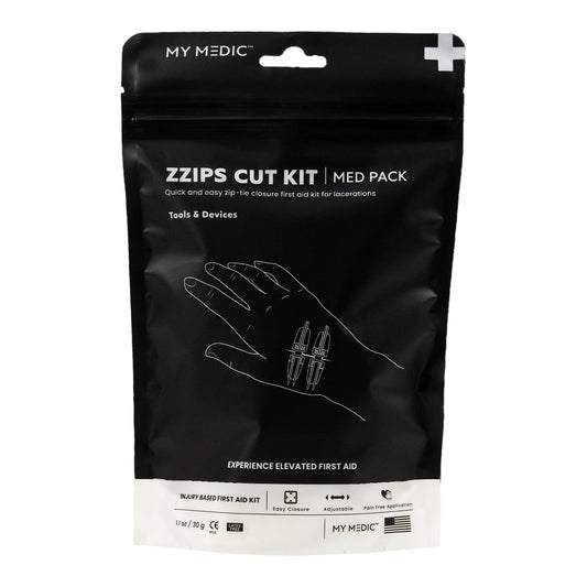 My Medic Med Packs Zzips First Aid Kit for Cuts, Lacerations in Portable Pouch 1/EACH -MM-SPL-MD-PK-ZZIP-CUT-EA