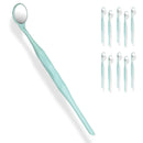 10 Pieces Dental Autoclavable Disposable Mouth Mirror Green -ORAL32 - Osung USA