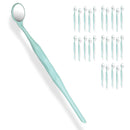 25 Pieces Dental Autoclavable Disposable Mouth Mirror Green -ORAL32 - Osung USA