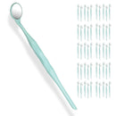50 Pieces Dental Autoclavable Disposable Mouth Mirror Green -ORAL32 - Osung USA